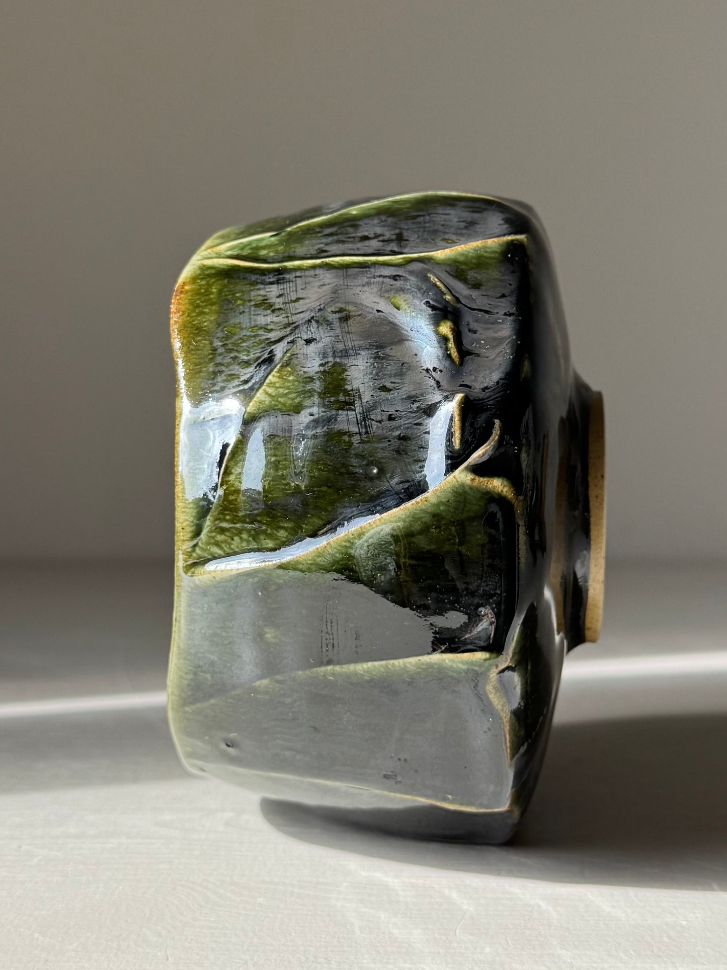 Textured Matcha Bowl - Hinoki Series #06