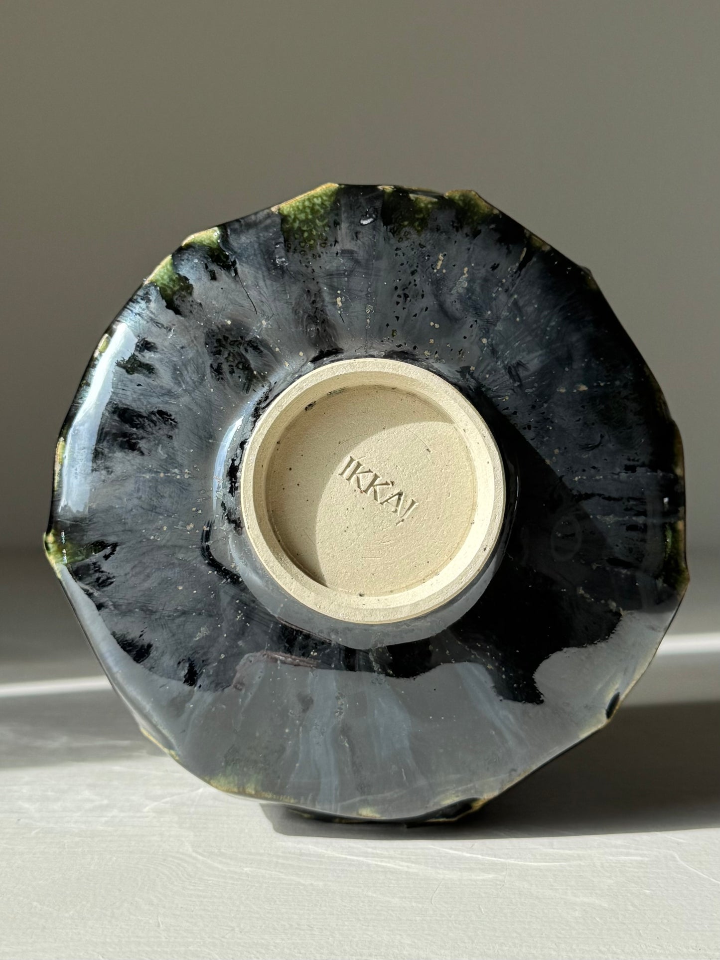 Textured Matcha Bowl - Hinoki Series #06