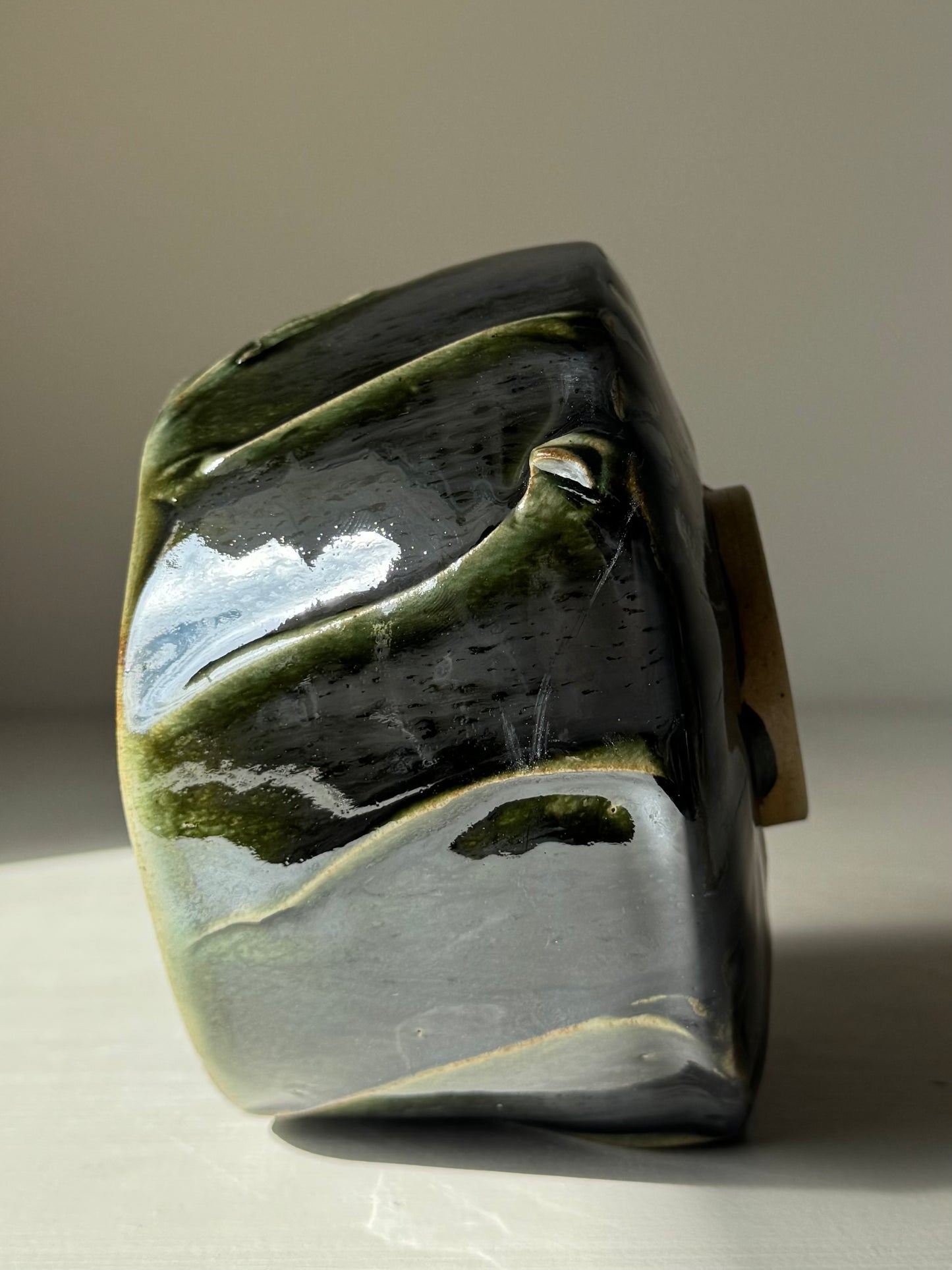Textured Matcha Bowl - Hinoki Series #11