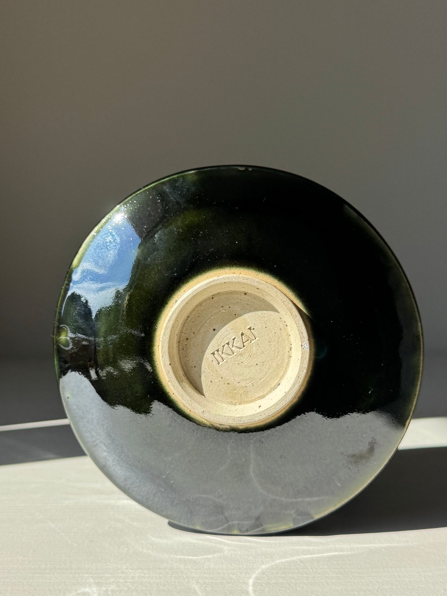 Textured Matcha Bowl - Hinoki Series #05