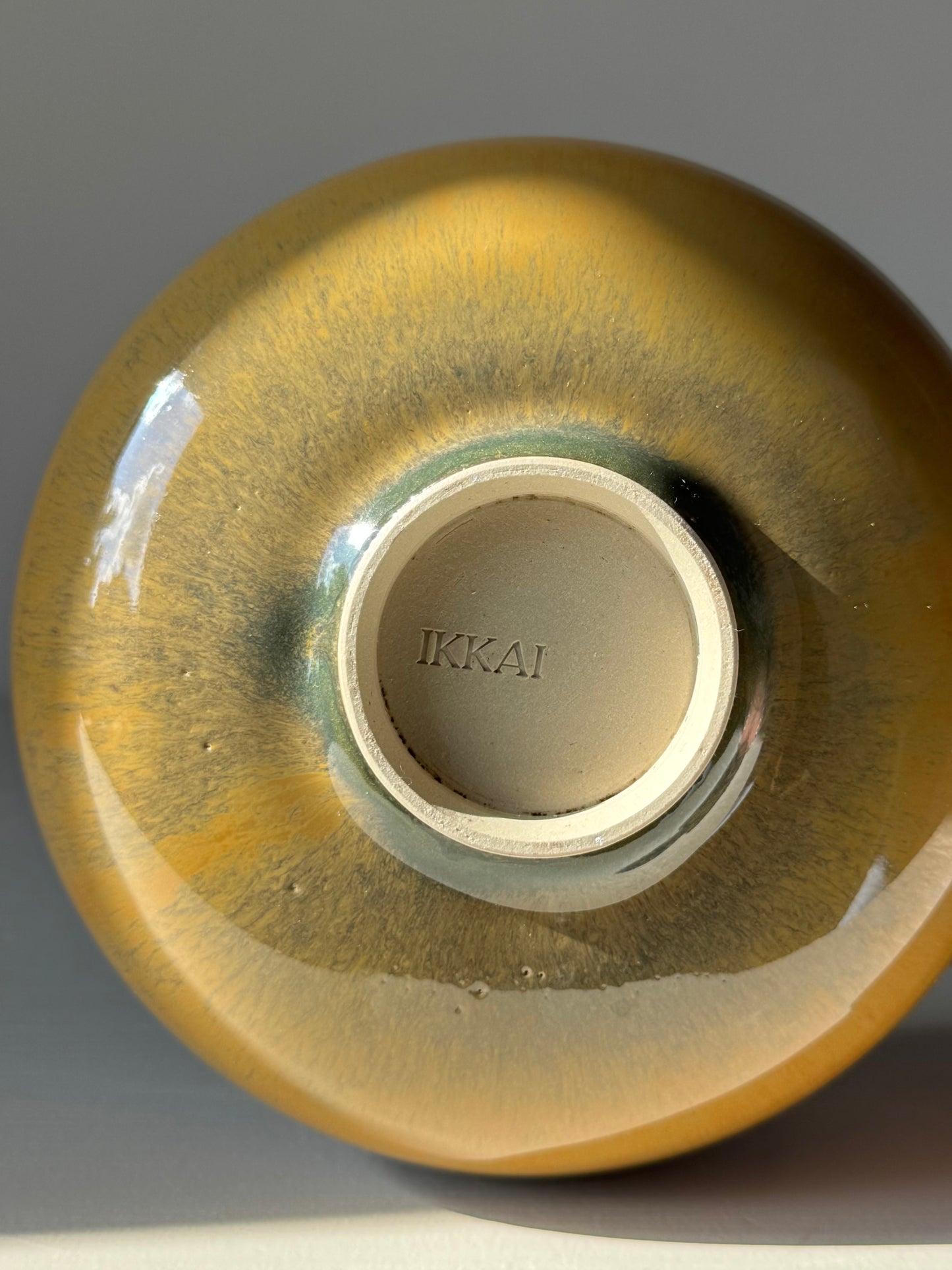 Wide Matcha Bowl – Tenmoku Glaze