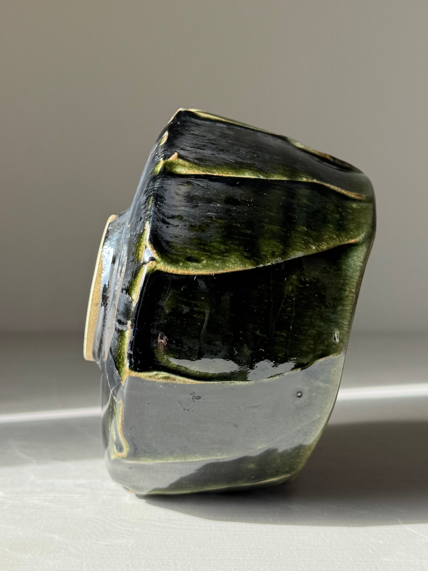 Textured Matcha Bowl - Hinoki Series #06