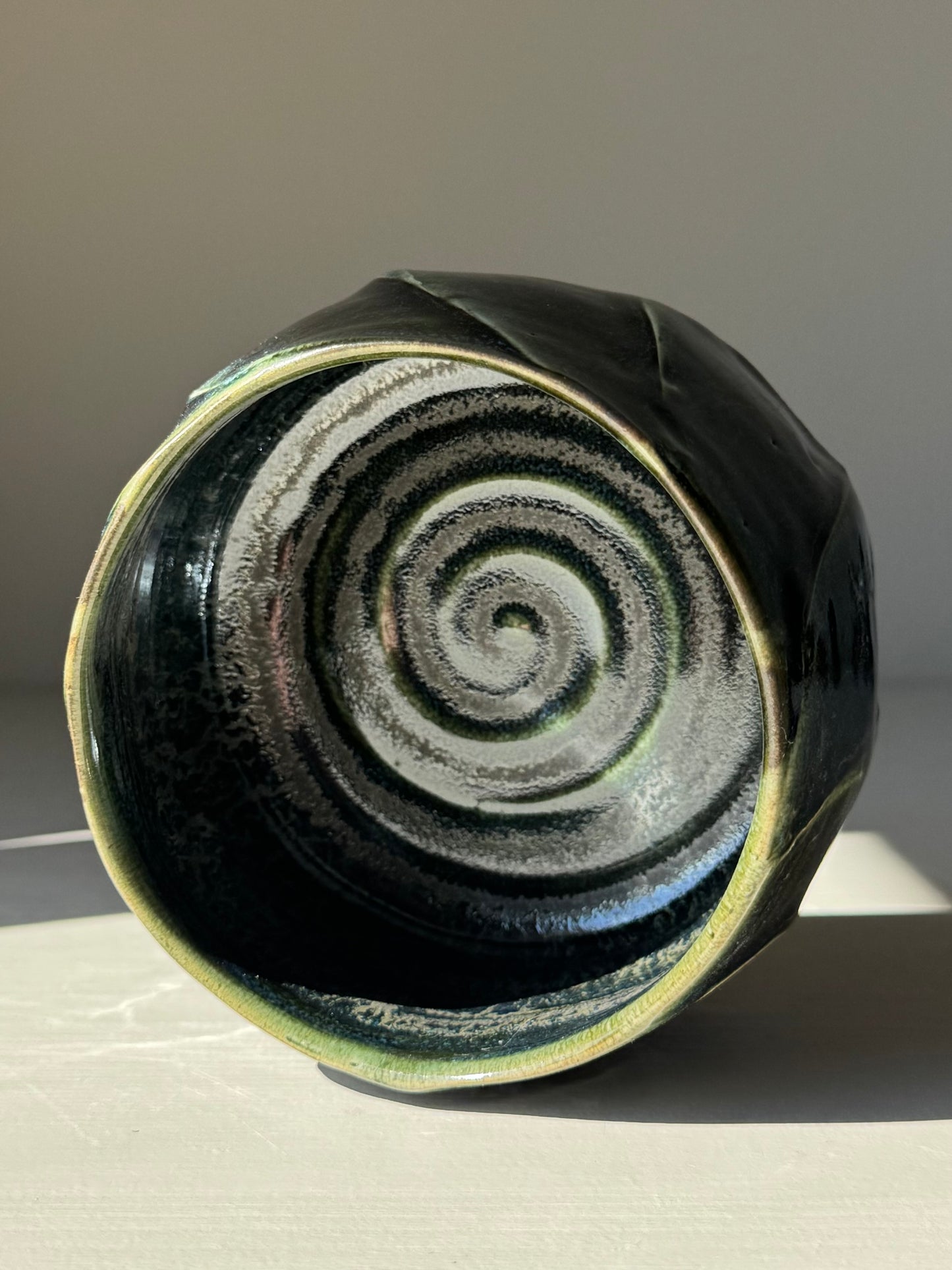 Textured Matcha Bowl - Hinoki Series #02