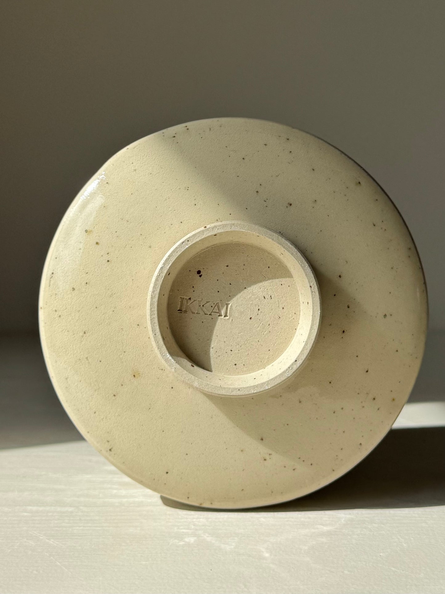 Textured Matcha Bowl - Clear Glaze #01