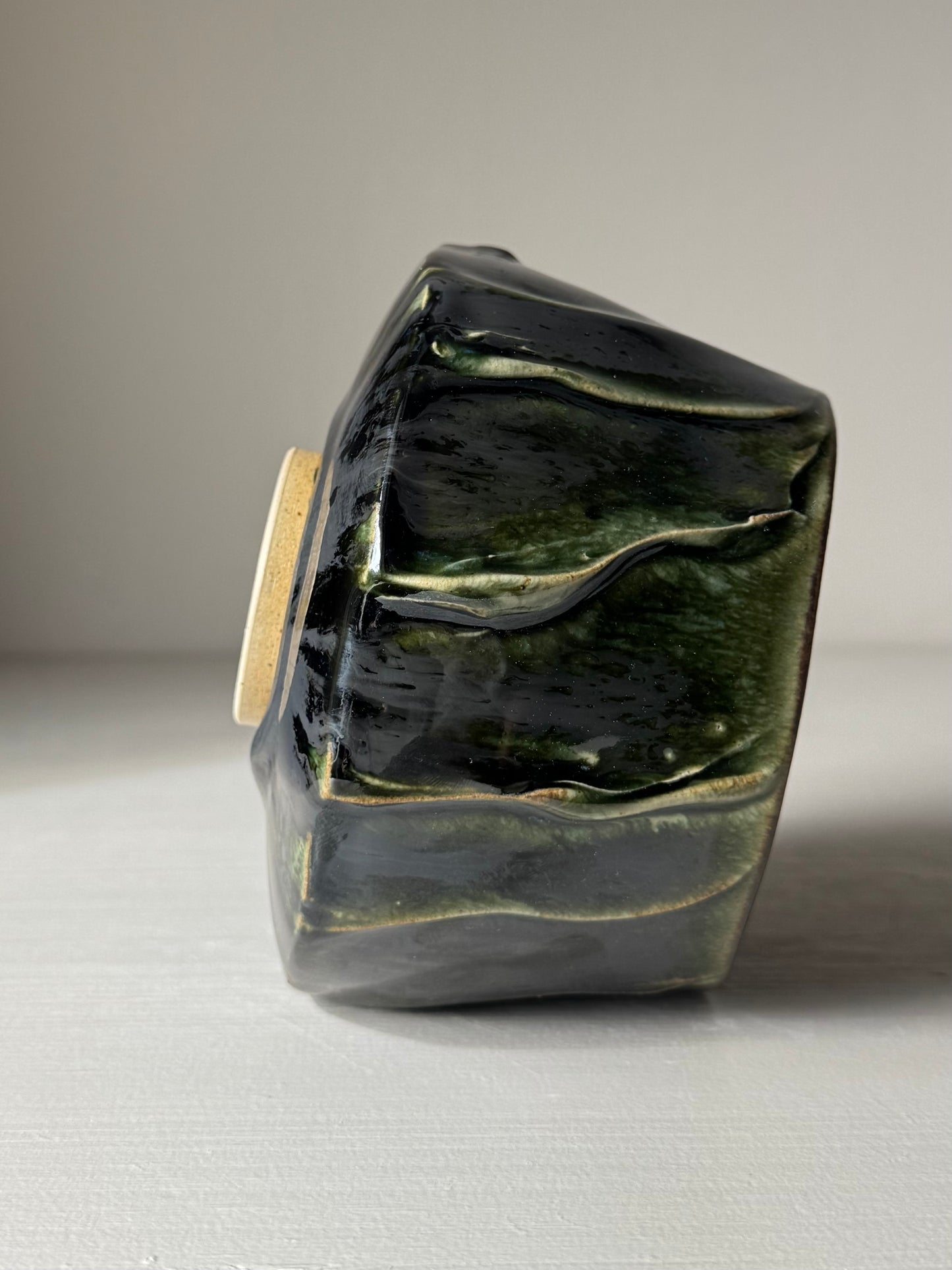 Textured Matcha Bowl - Hinoki Series #08