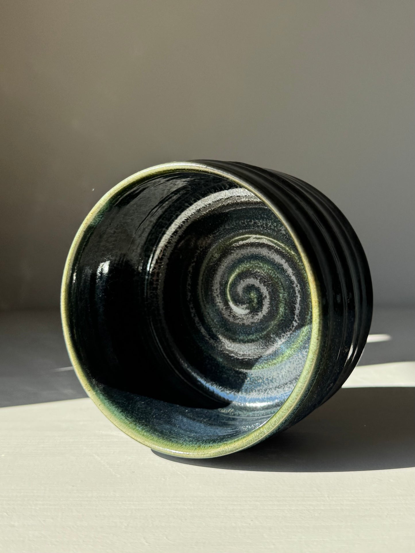 Textured Matcha Bowl - Hinoki Series #04