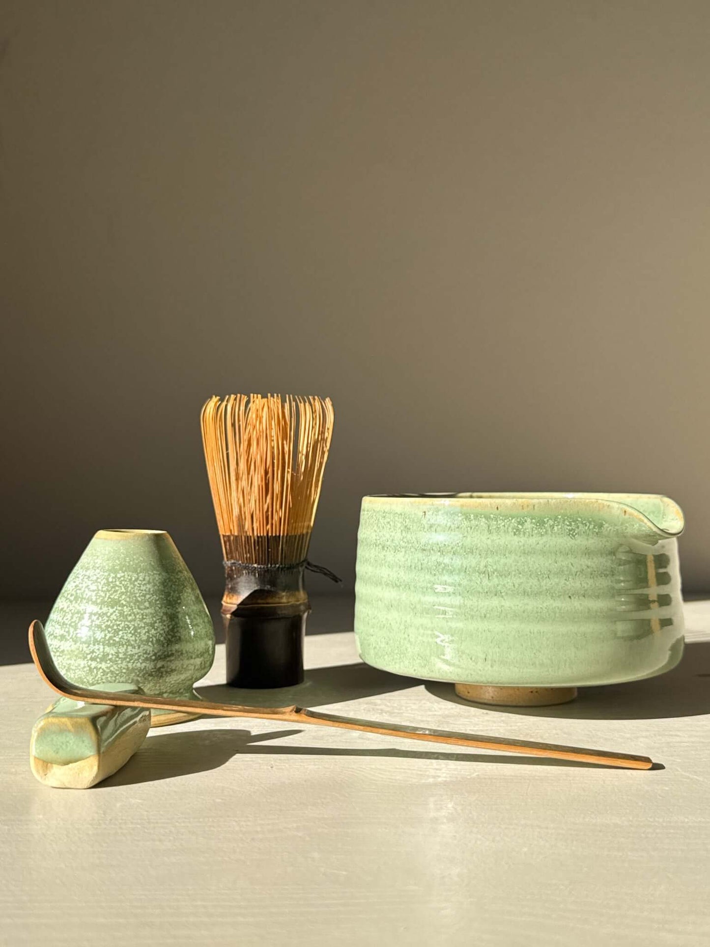 Matcha Bowl Spout – Sage #01
