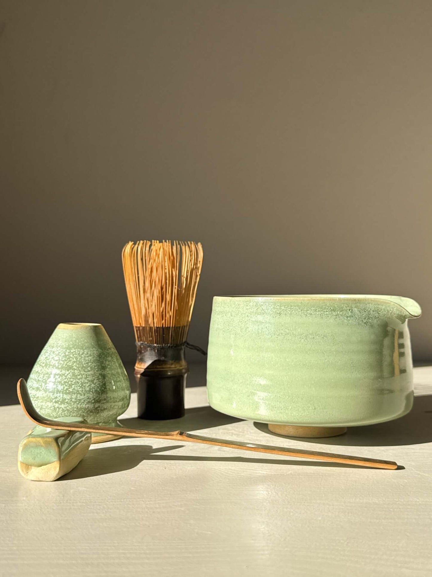 Matcha Bowl Spout – Sage #02