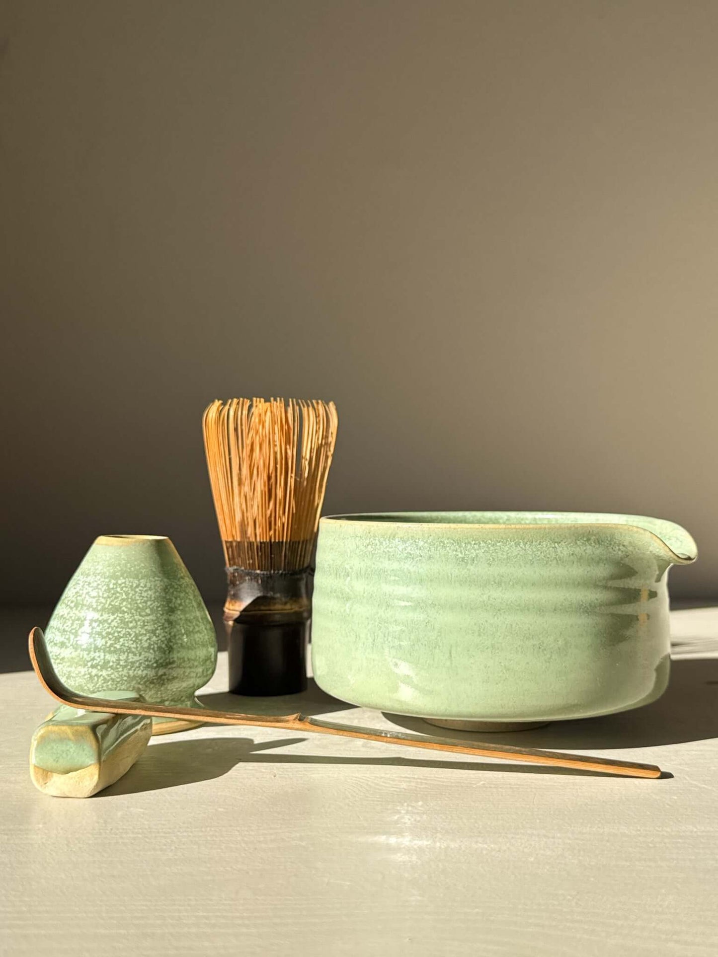 Matcha Bowl Spout – Sage #04