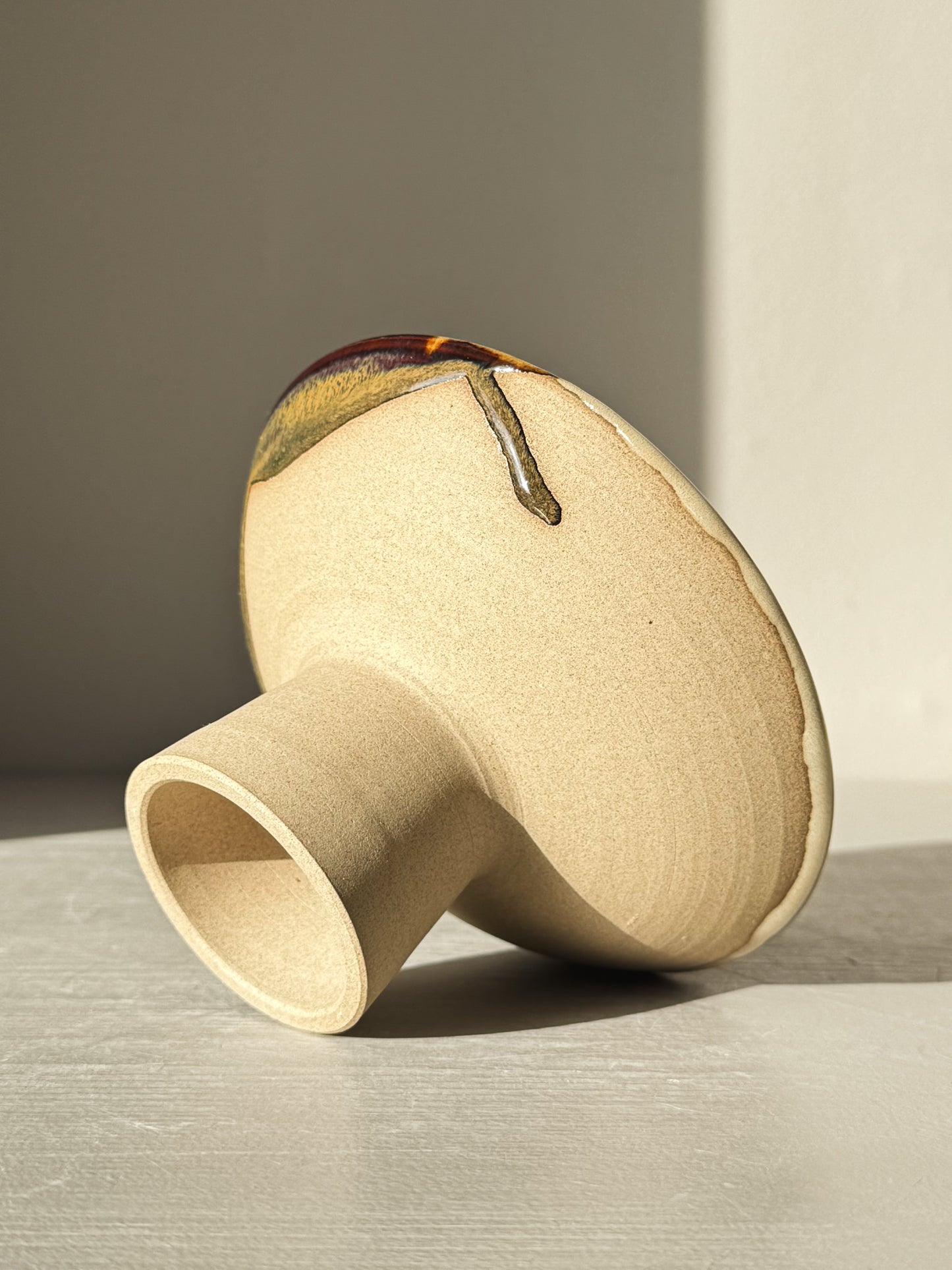 Small Pedestal Bowl - Inyo #01