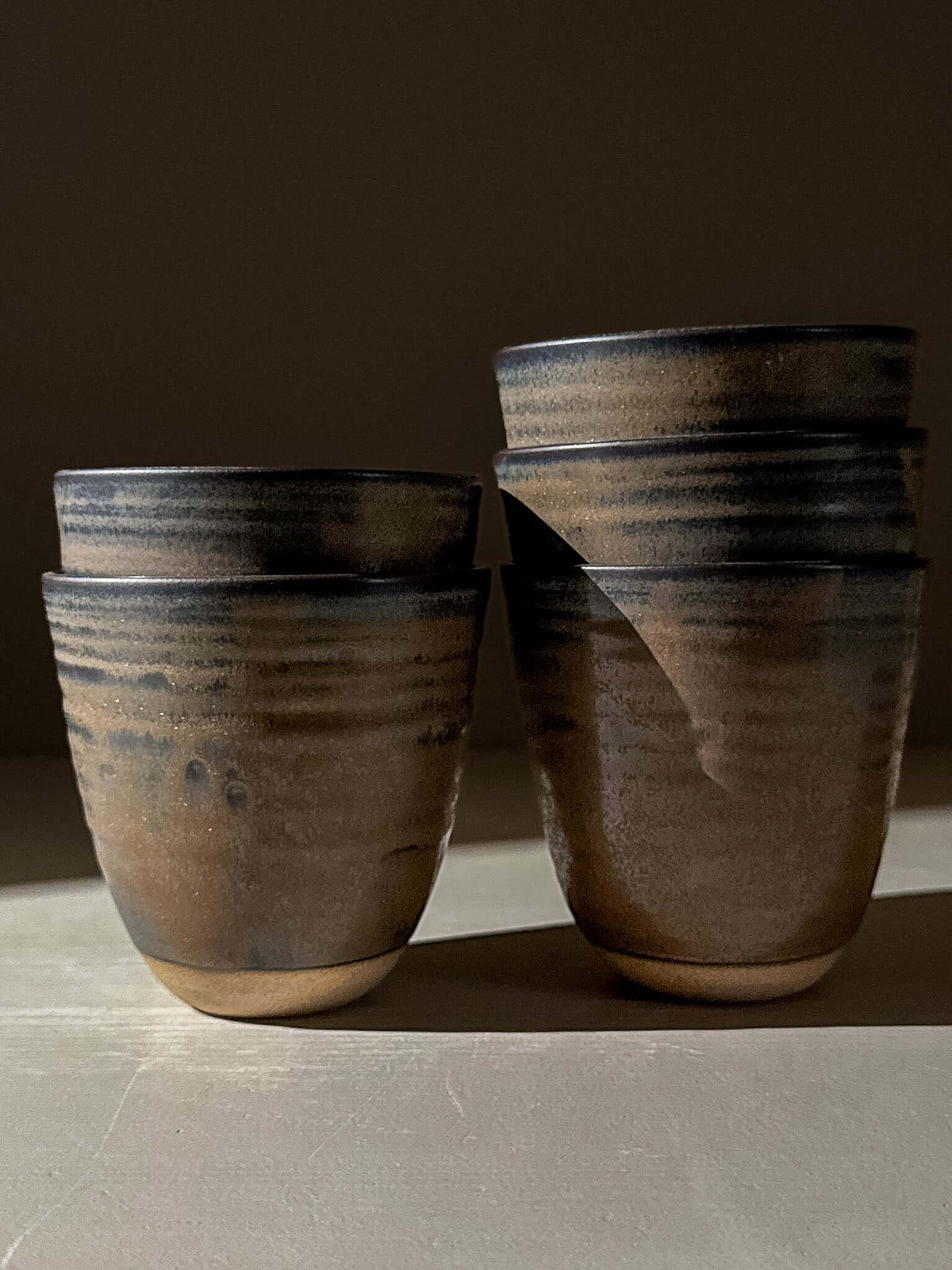 Stapelbare Latte Bekers - Zwarte Truffle