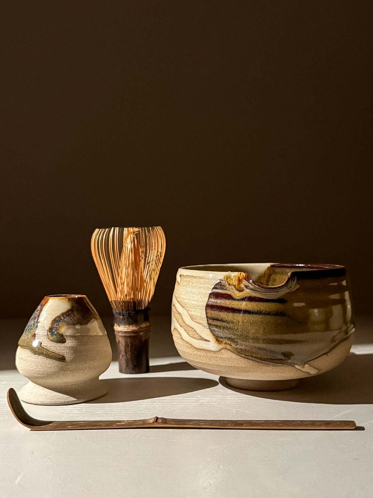 Matcha Bowl with Spout – Inyo #06