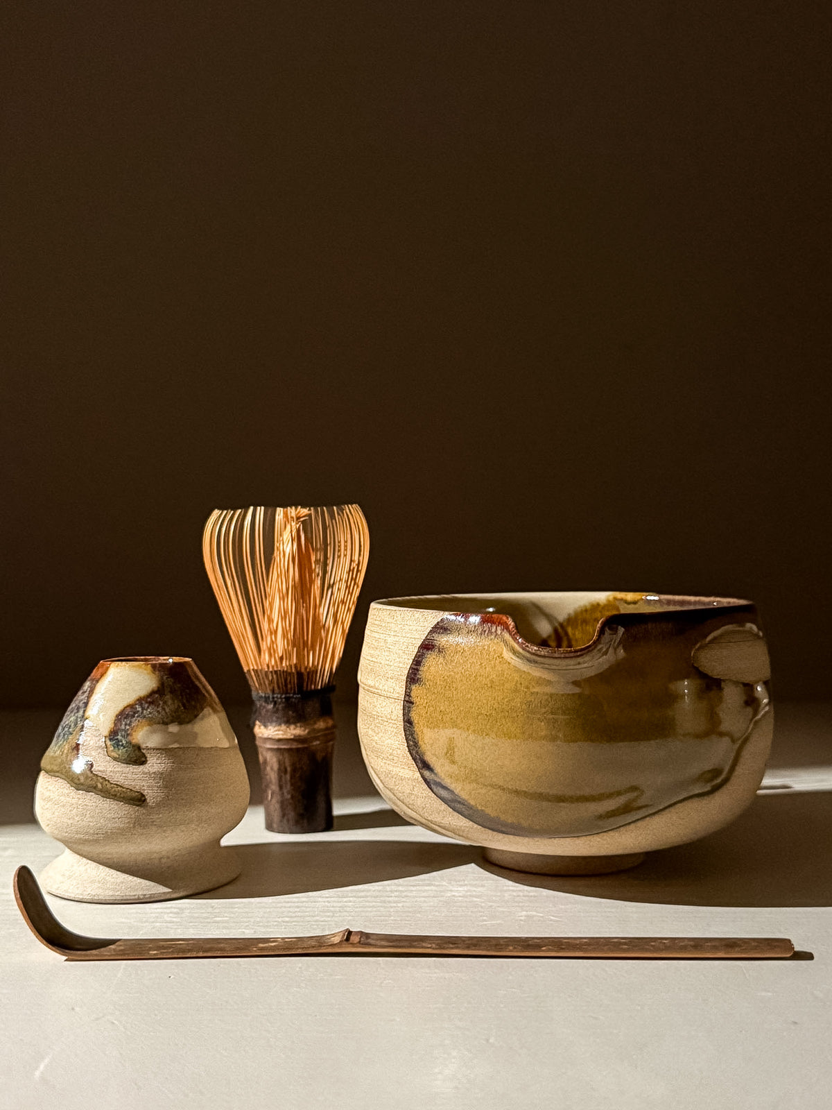 Matcha Bowl with Spout – Inyo #11