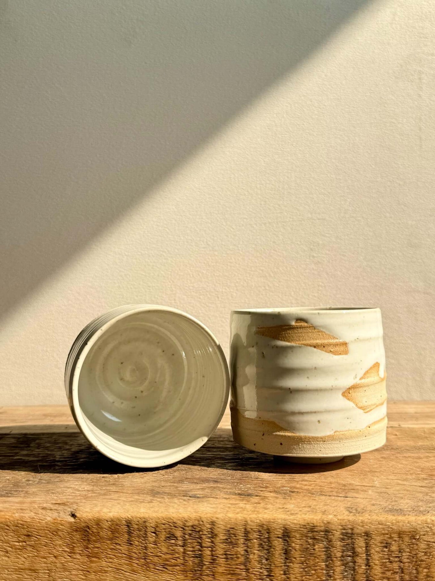 Yunomi Cups - Glossy White Glaze