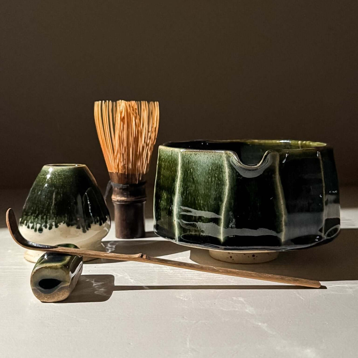 Chopstick- & Matcha Lepelhouder – Hinoki
