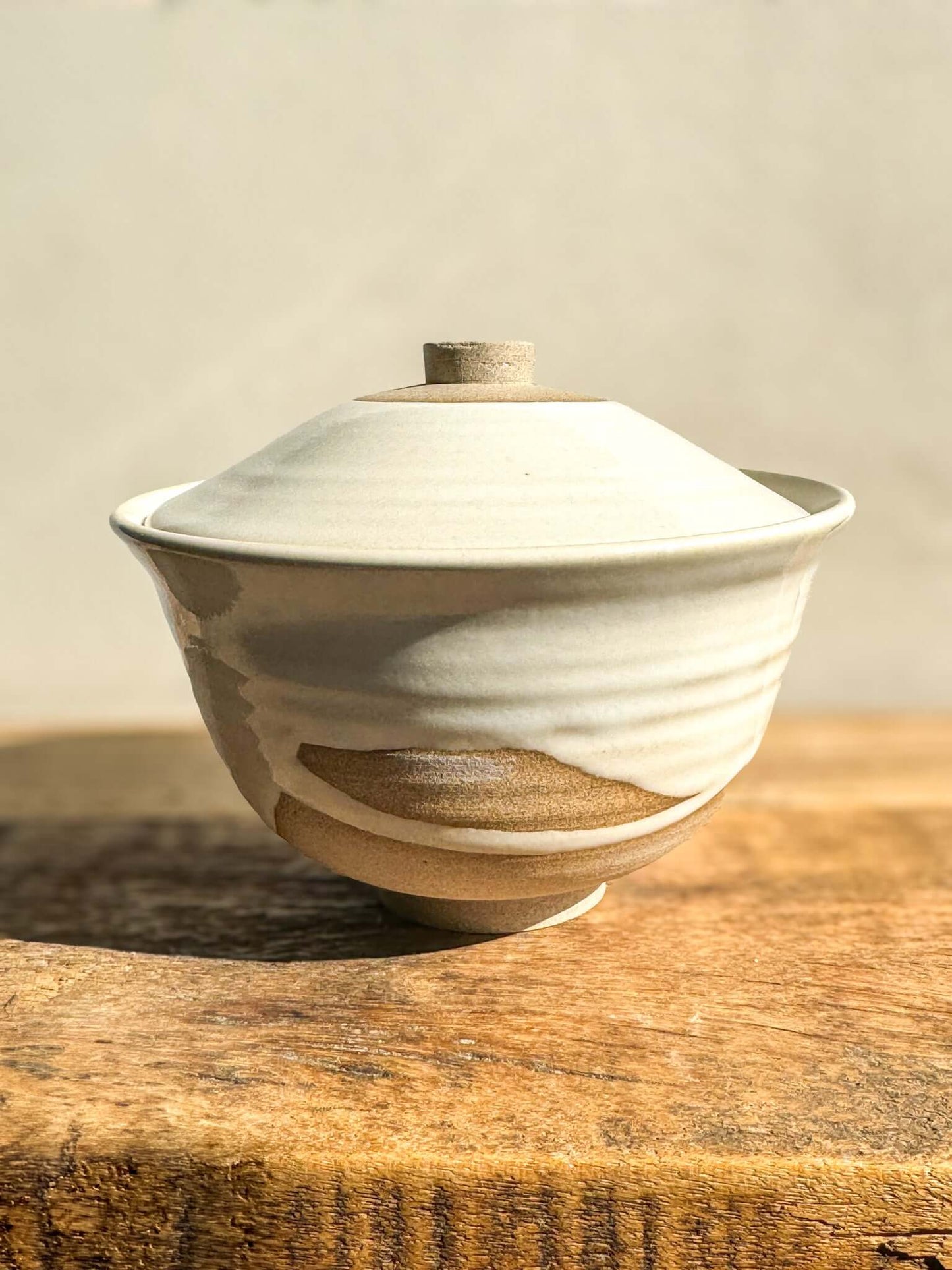 Rice Bowl with Lid - Yuki Series #01