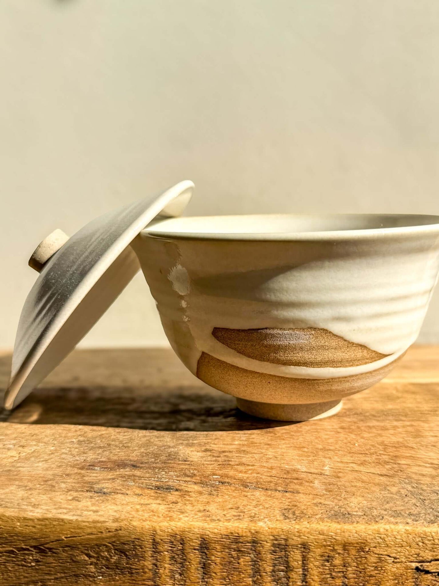 Rice Bowl with Lid - Yuki Series #01
