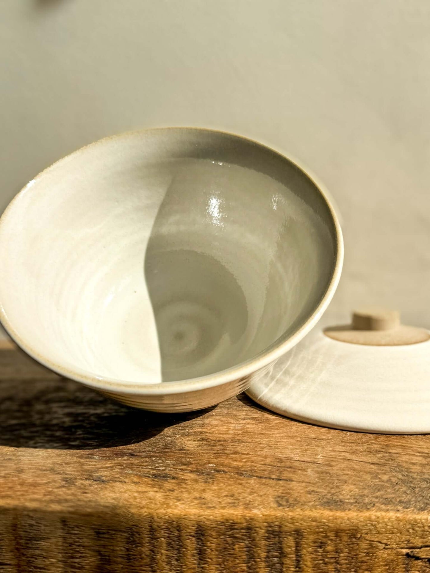 Rice Bowl with Lid - Yuki Series #01