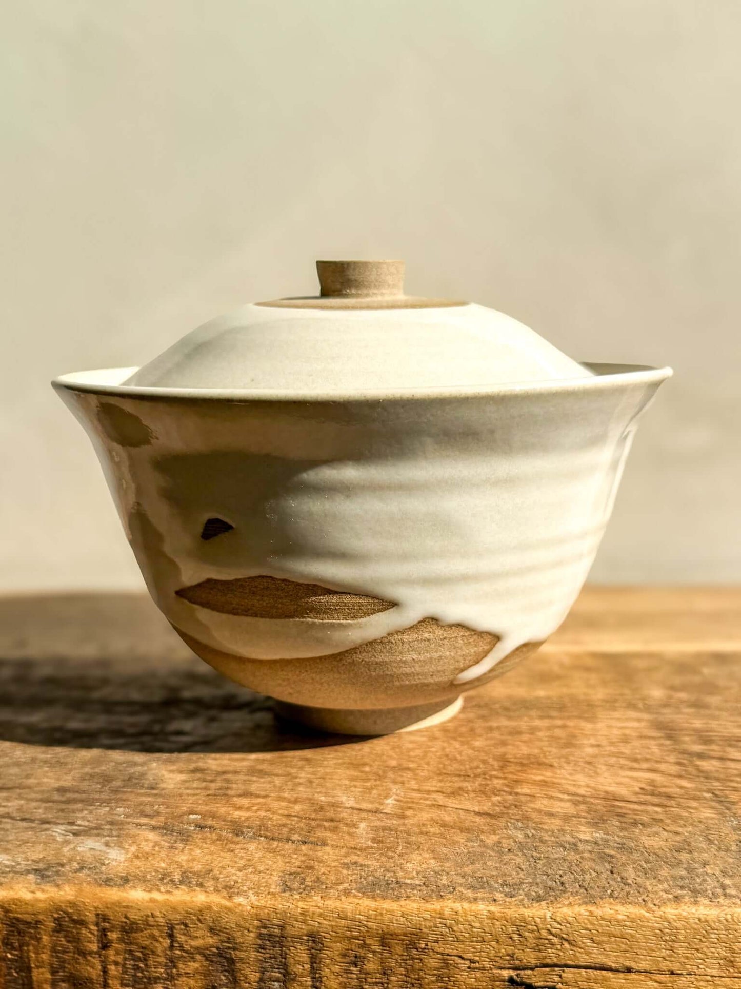 Rice Bowl with Lid - Yuki Series #02
