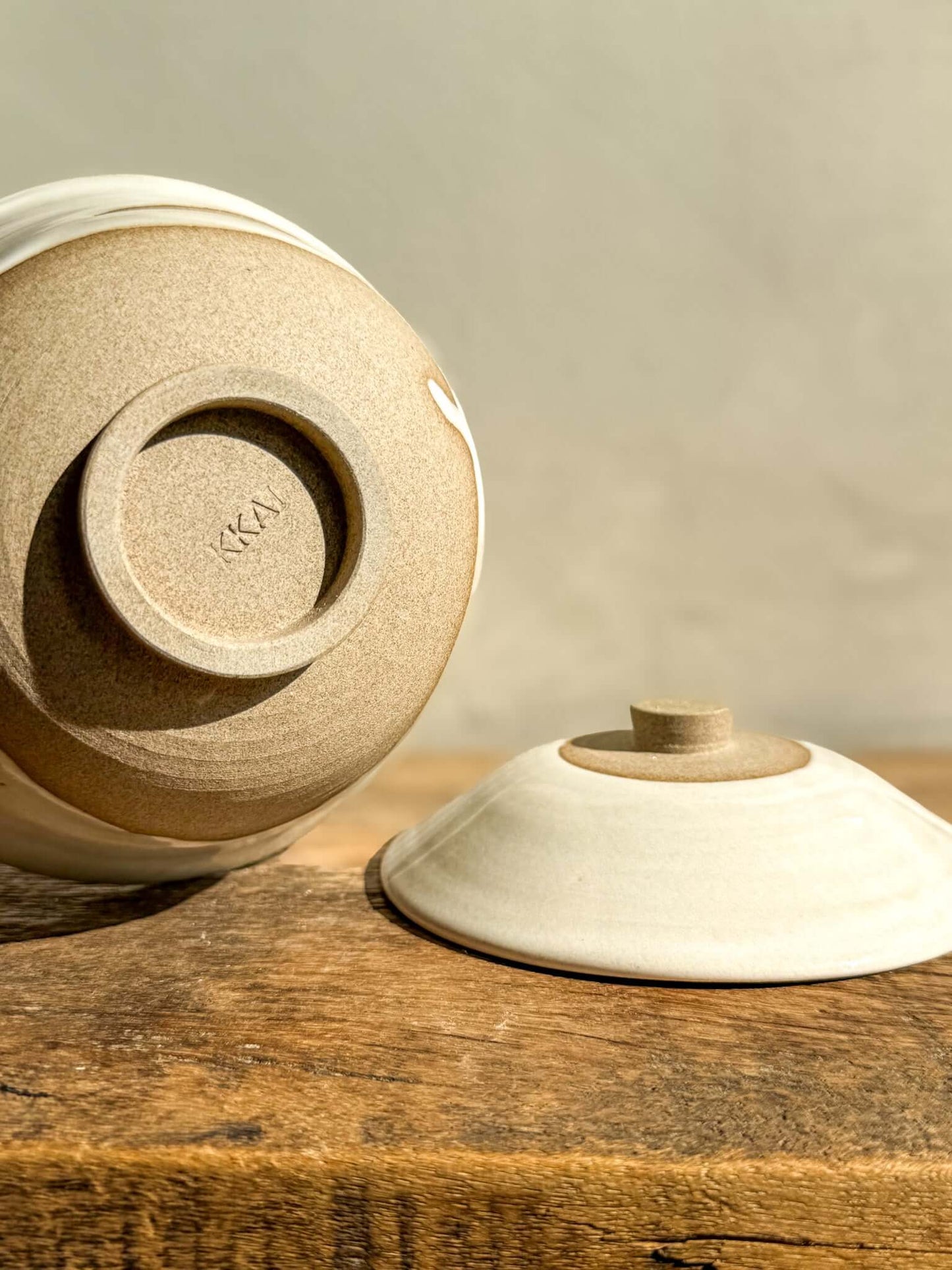 Rice Bowl with Lid - Yuki Series #02