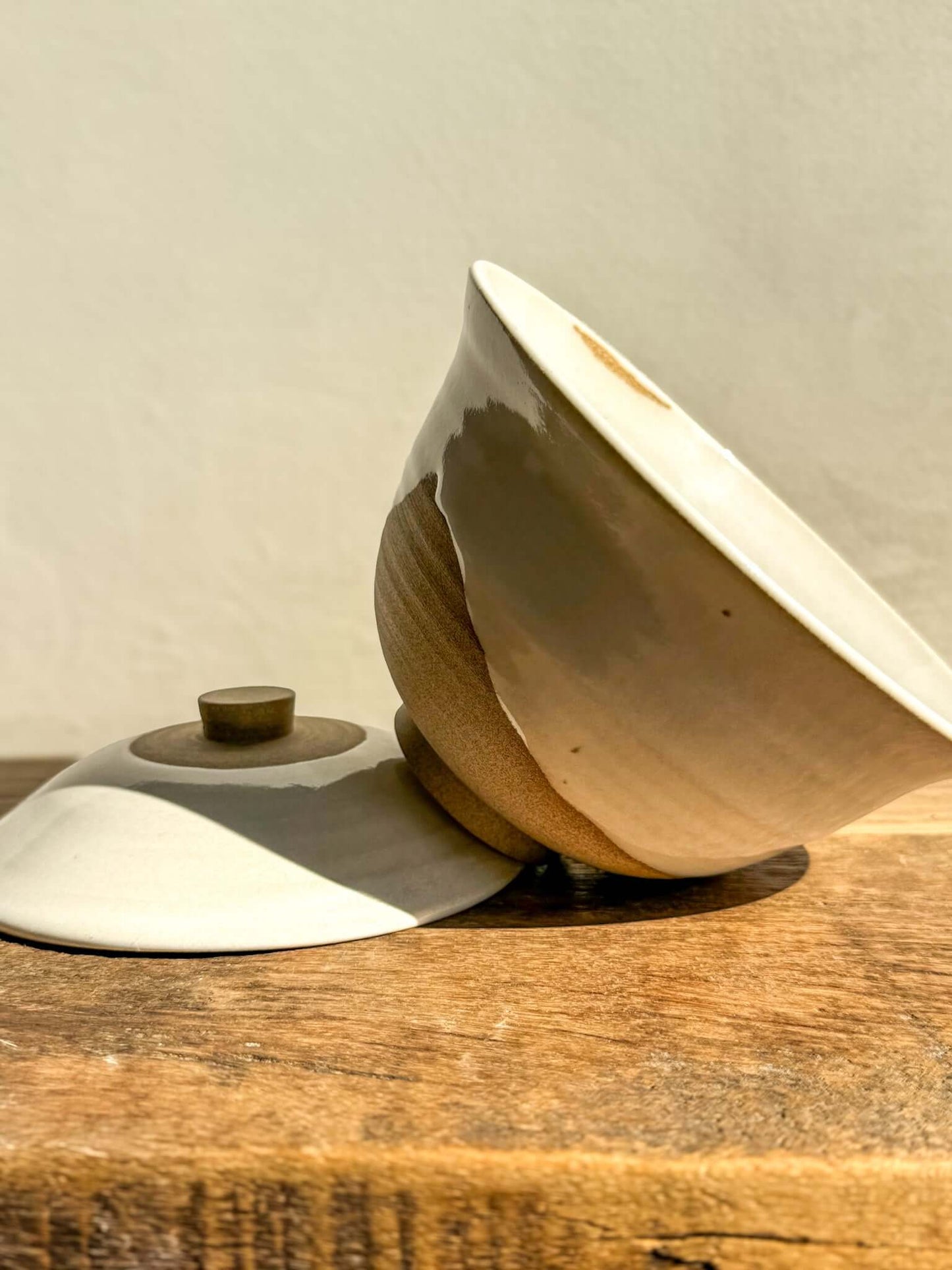 Rice Bowl with Lid - Yuki Series #02