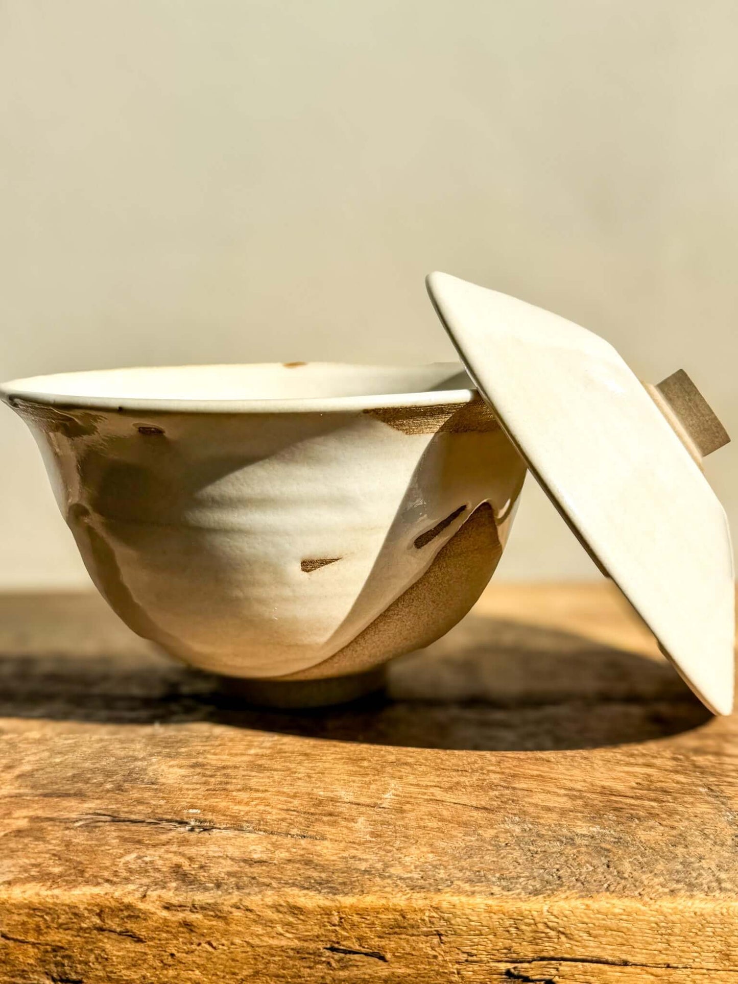 Rice Bowl with Lid - Yuki Series #04