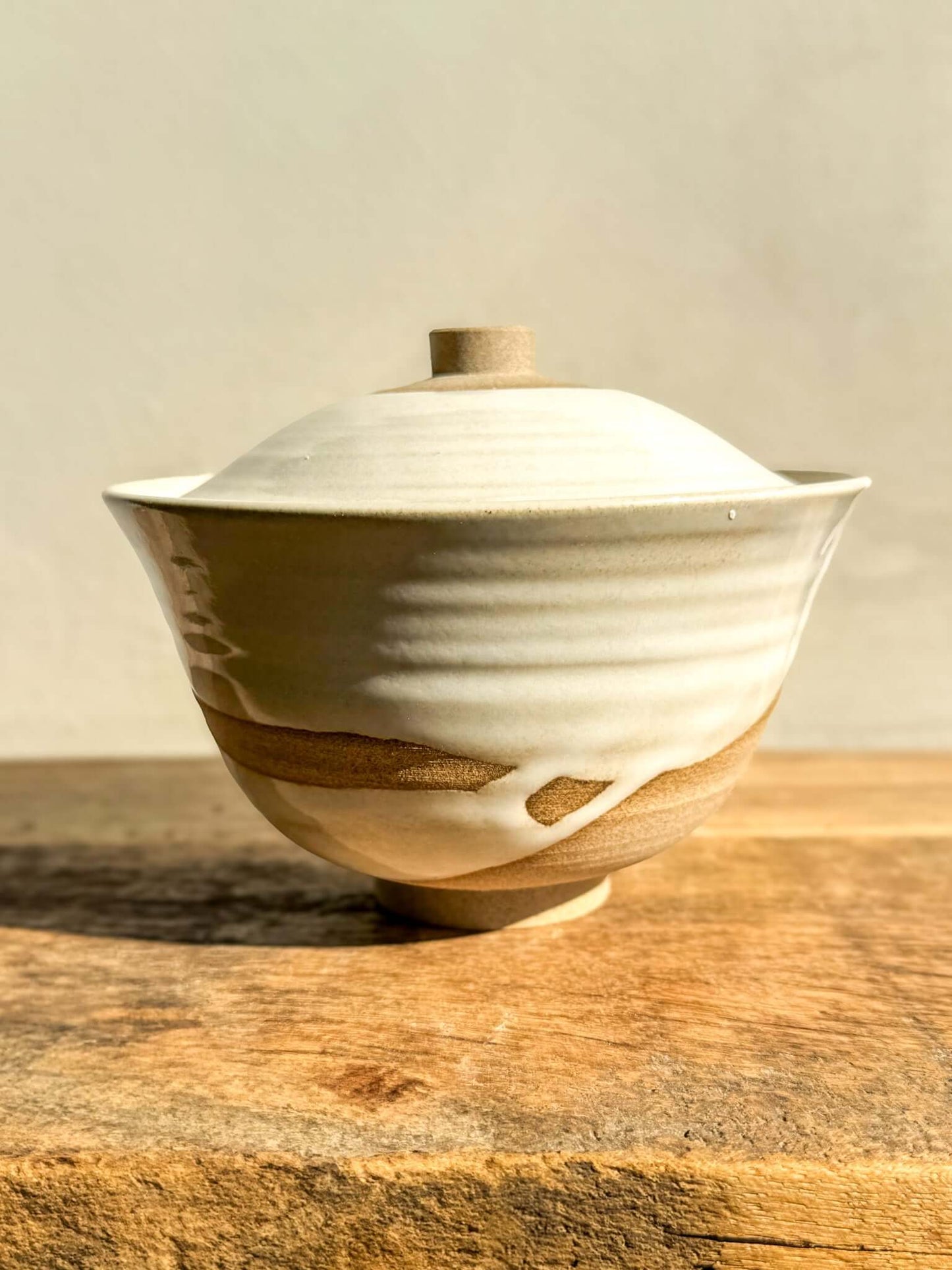 Rice Bowl with Lid - Yuki Series #06