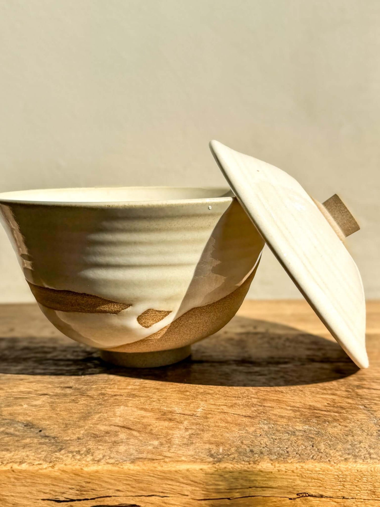 Rice Bowl with Lid - Yuki Series #06