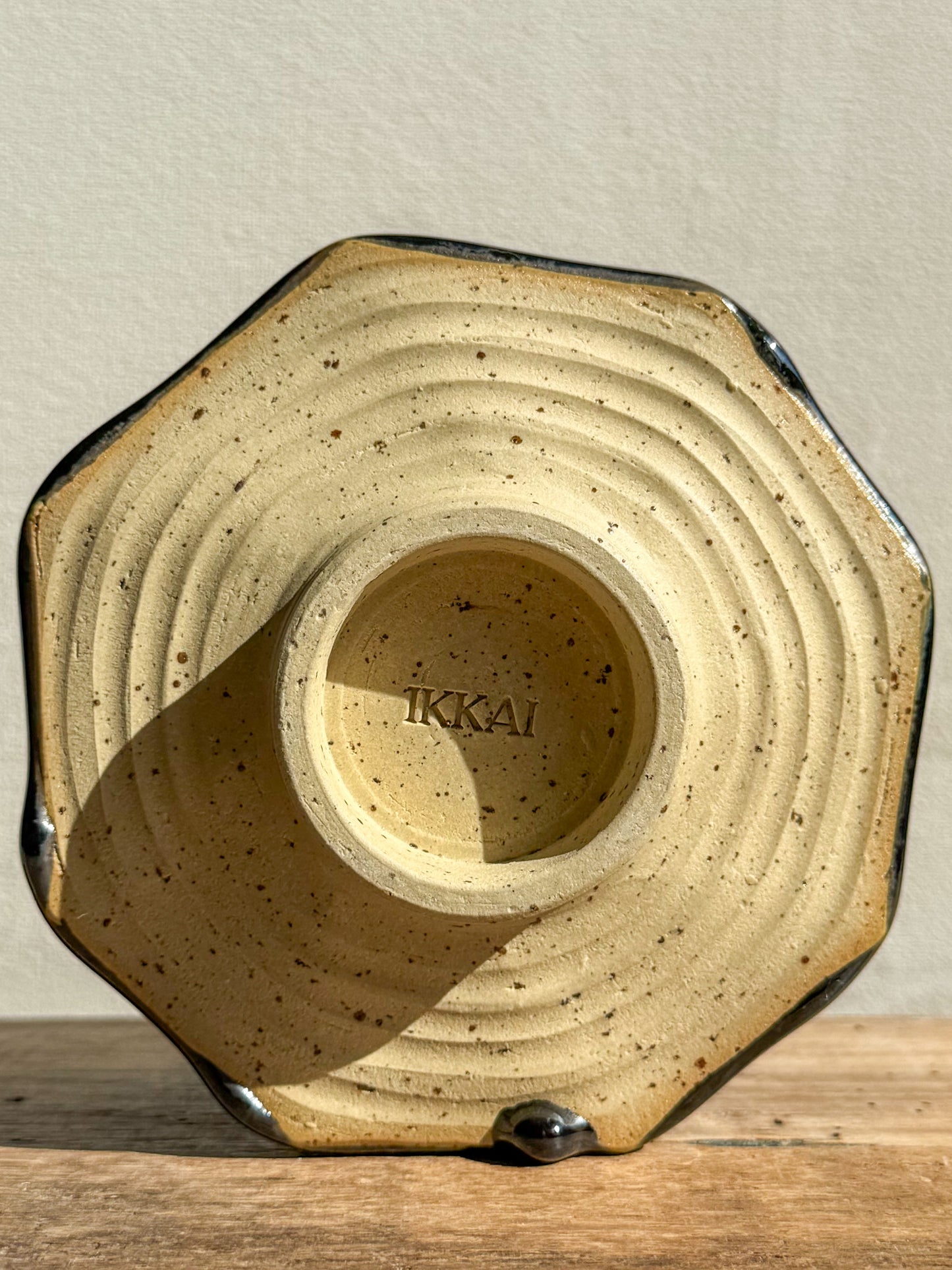 Faceted Matcha Bowl - Hinoki Series #04