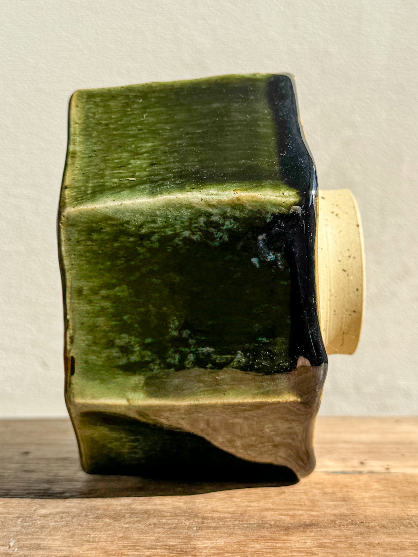 Faceted Matcha Bowl - Hinoki Series #04