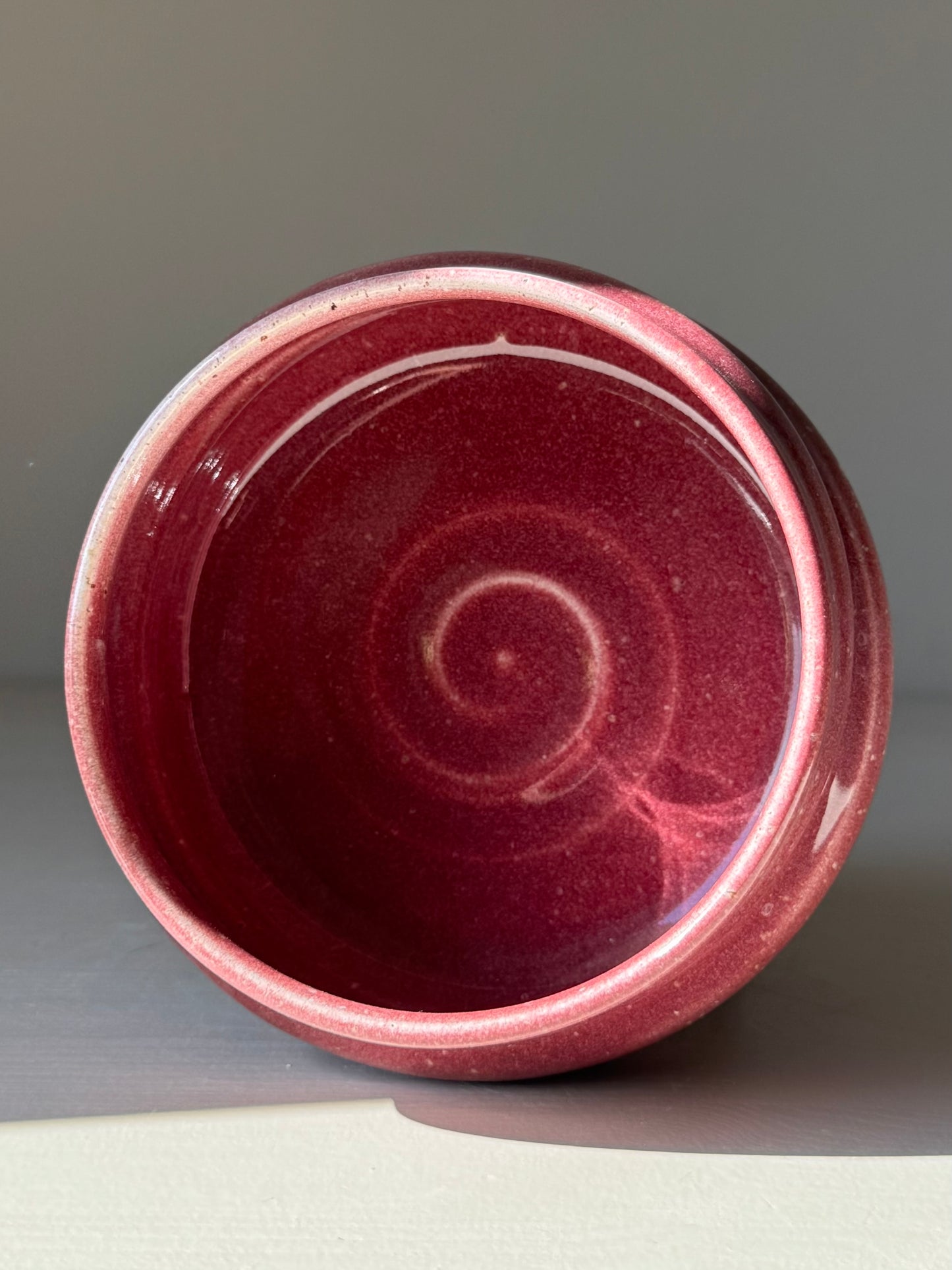 Matcha Bowl - Ume Series #07 handmade ceramic, inspired by Japanese Ume blossom, with rounded shape and flowing ridges in a new color.