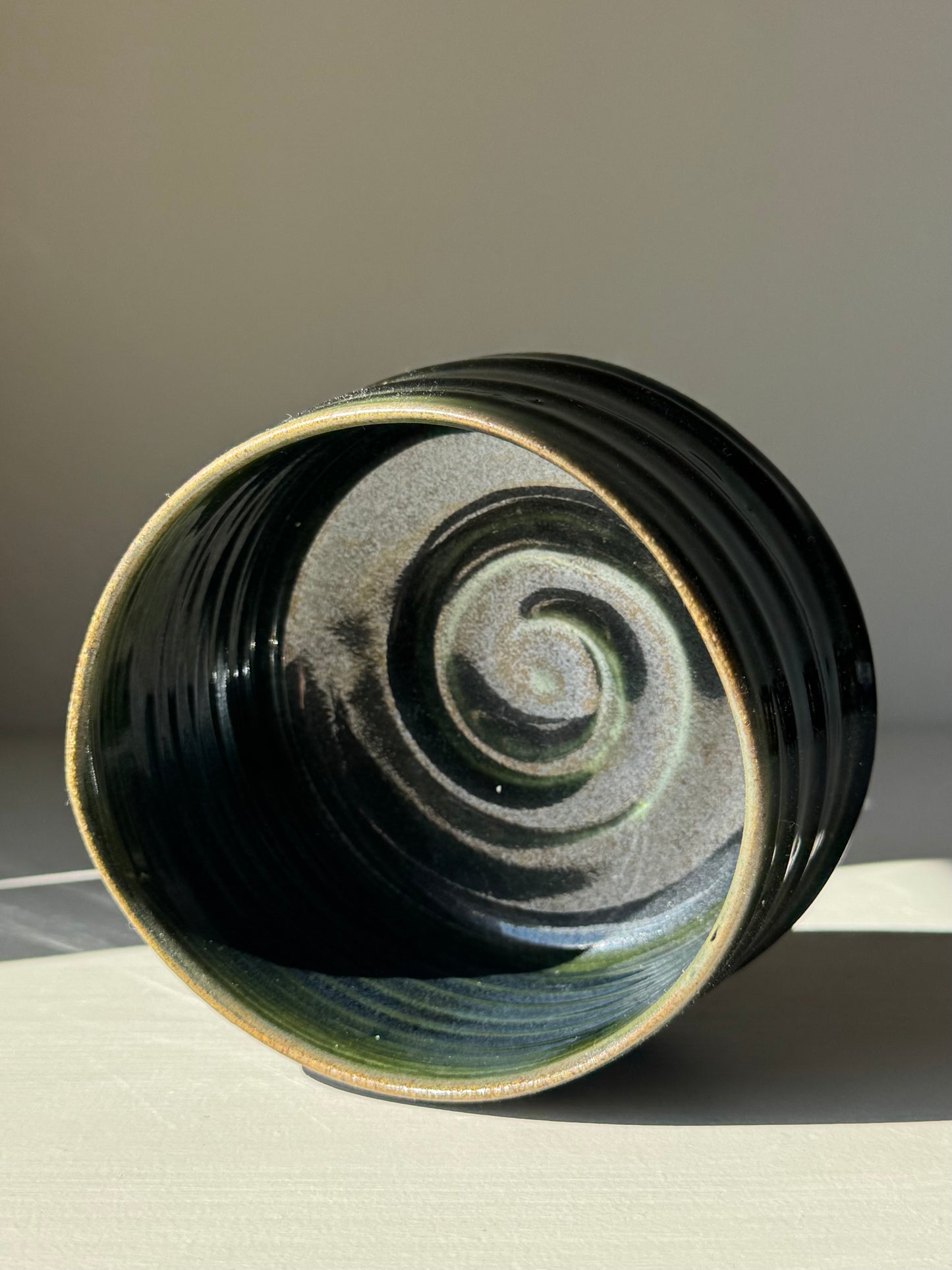 Textured Matcha Bowl - Hinoki Series #05