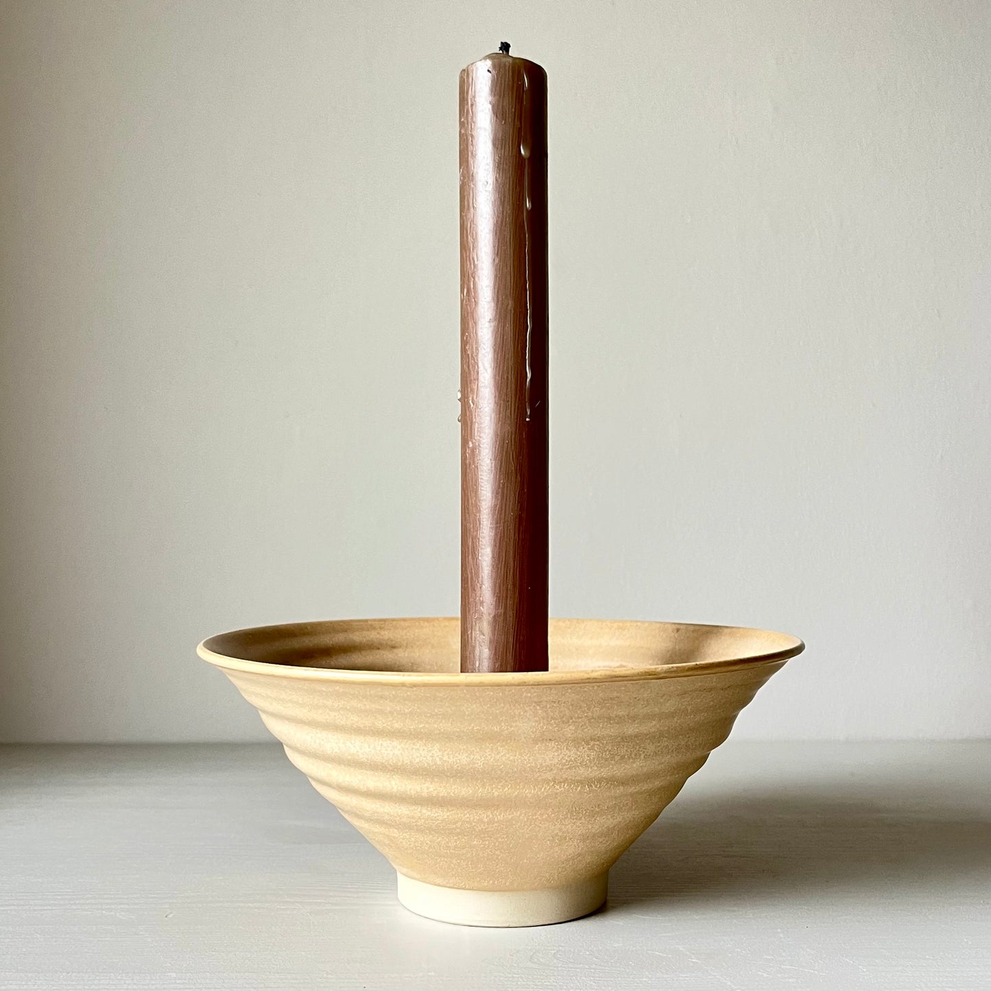 IKKAI Candlestick Holder handmade - Peach