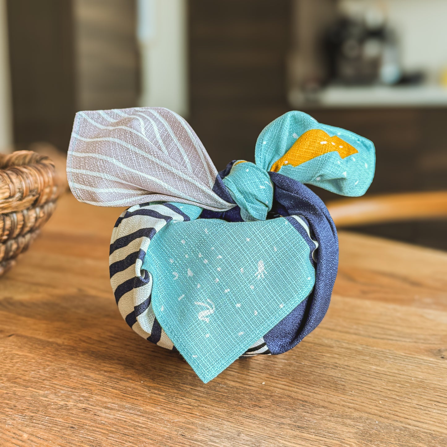 Small Furoshiki  Blue Whale