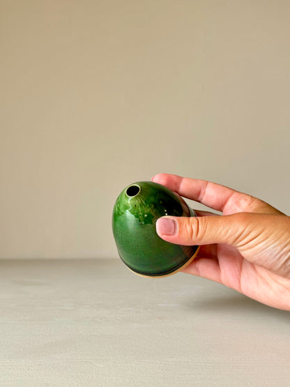 Small Vase - Glossy Green