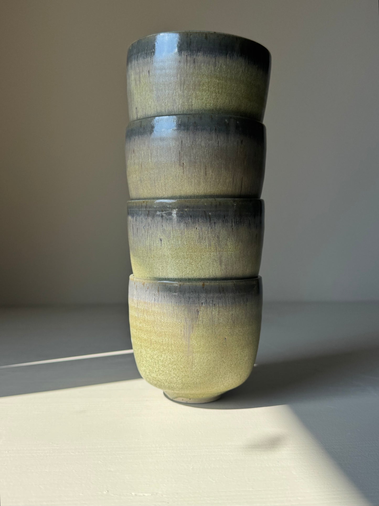 Cups - Satin Blue