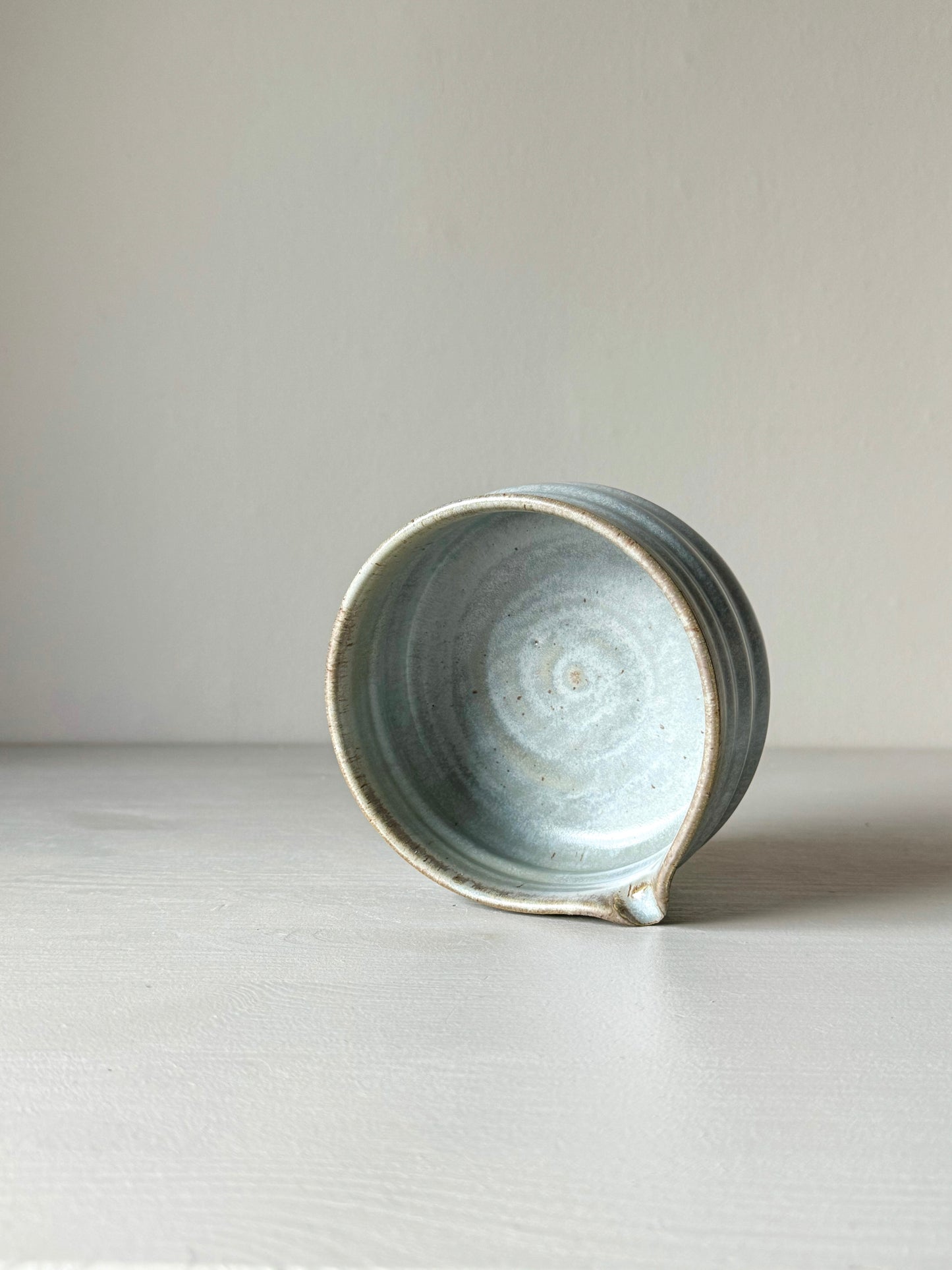 Matcha bowl with Spout - Sky Blue