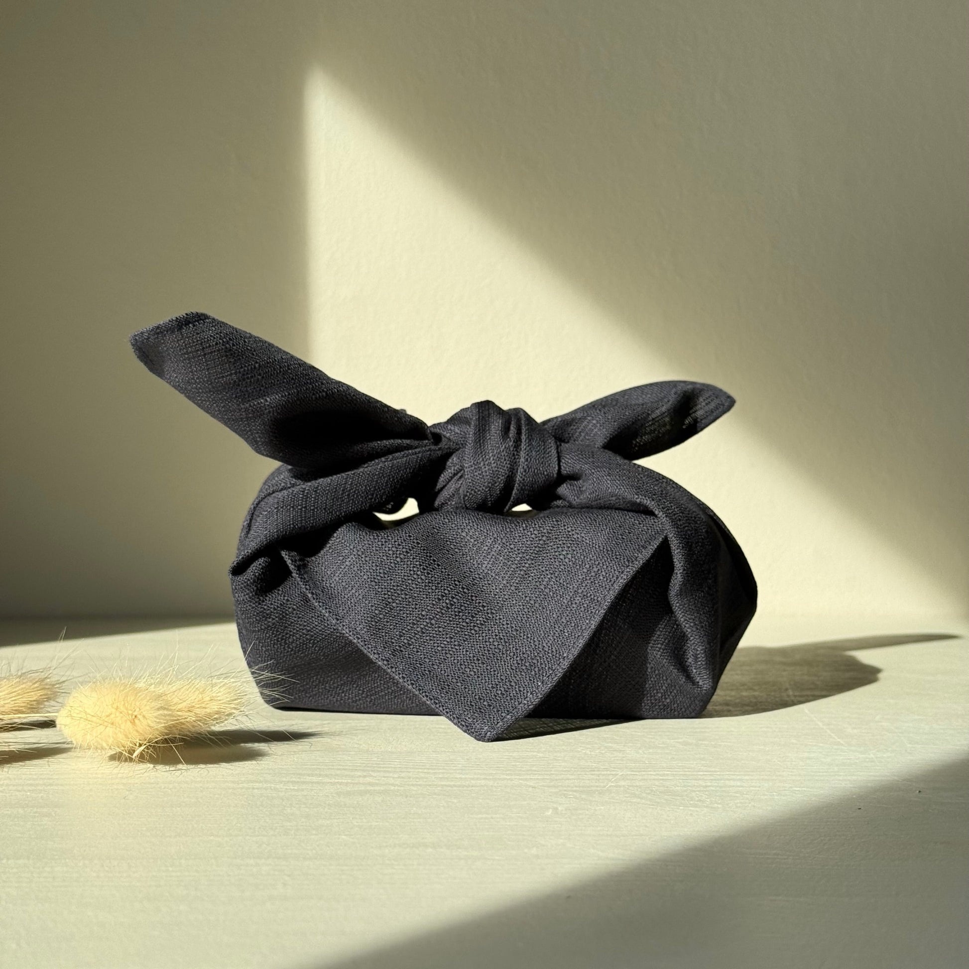 small furoshiki - 48 ORGANIC Plain | Solid Color Dark indigo