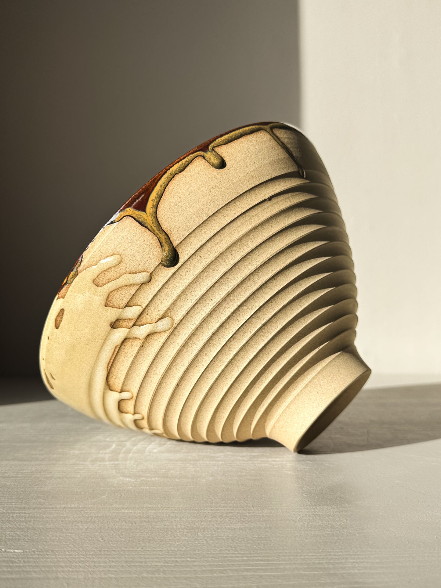 Medium Carved Bowl - Inyo #01