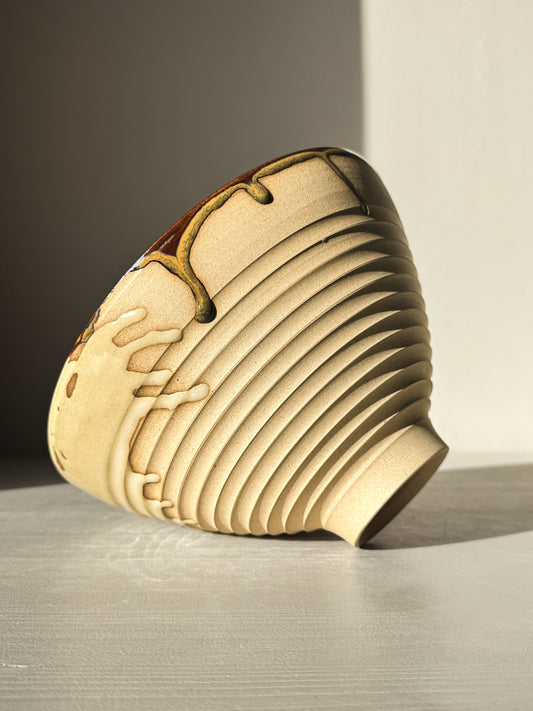 Medium Carved Bowl - Inyo #01