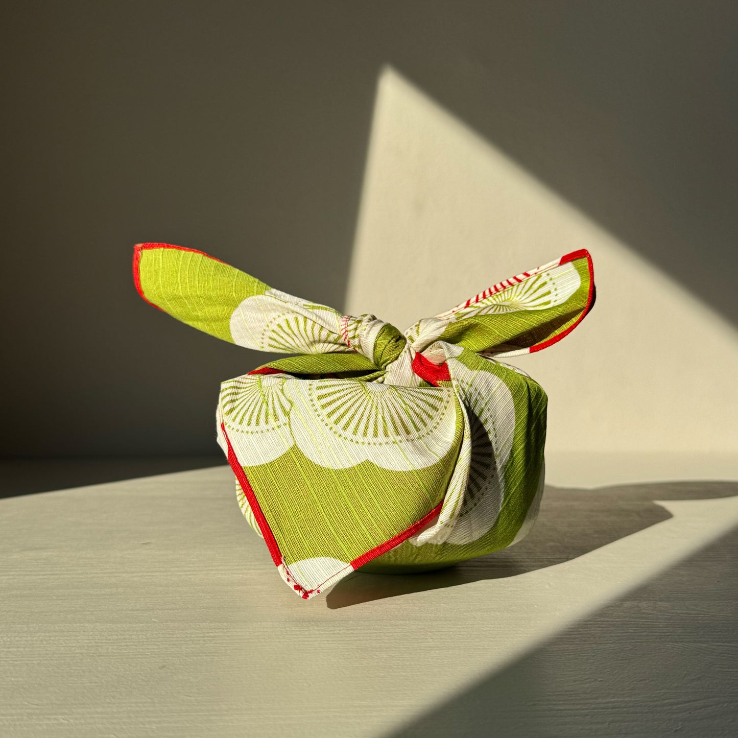 Small Furoshiki -  Red & Green