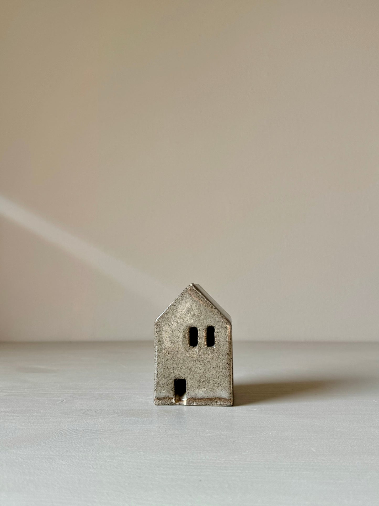 Small handmade Ceramic Houses in Various Colours by IKKAI Ceramics