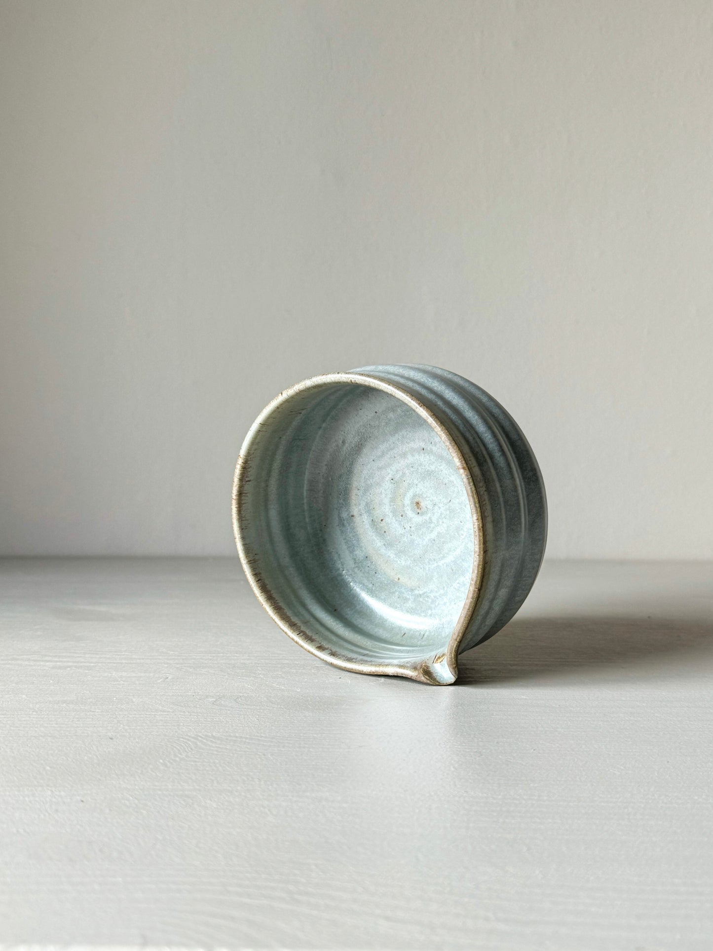 Matcha bowl with Spout - Sky Blue