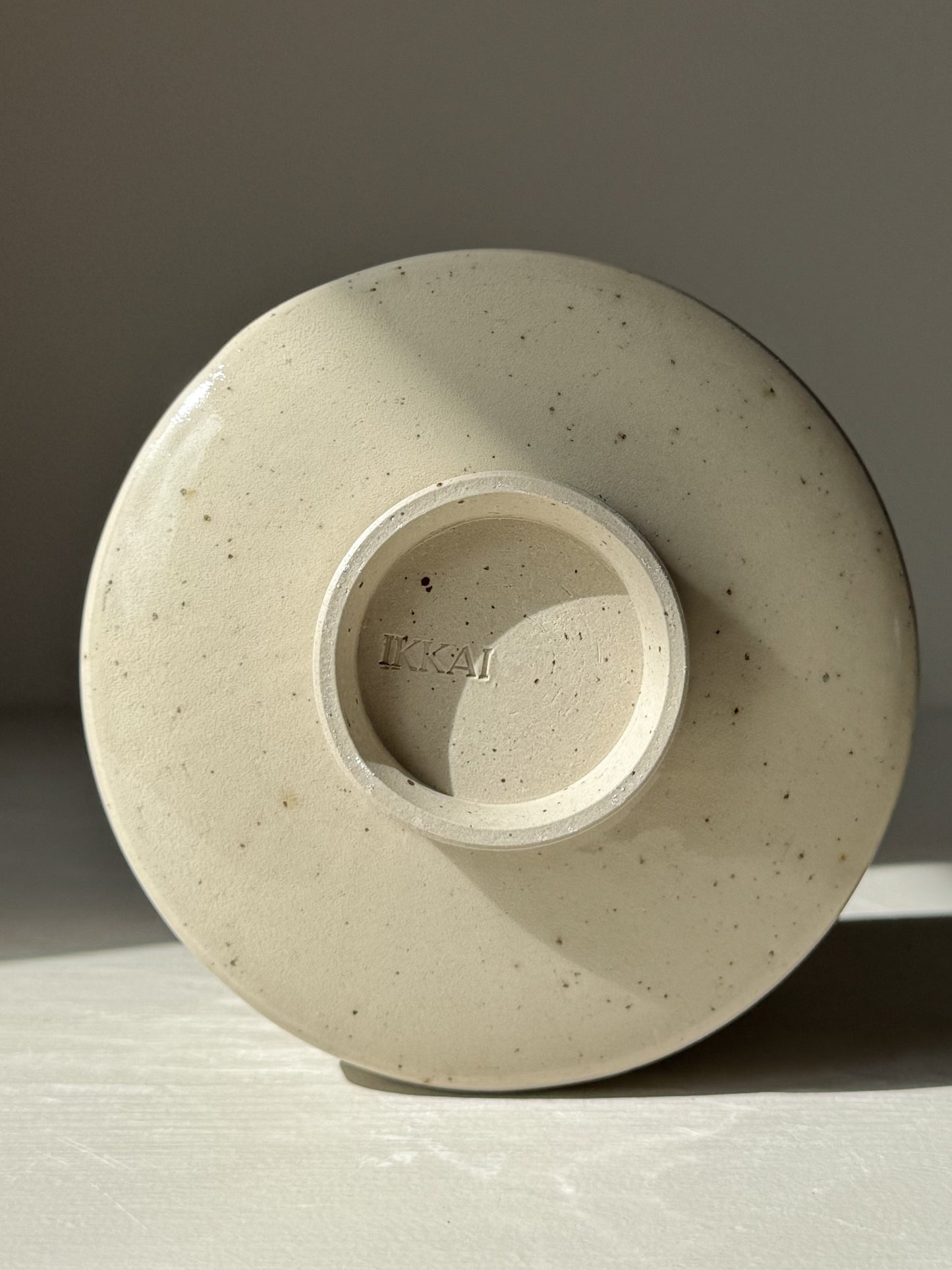 Textured Matcha Bowl - Clear Glaze #01