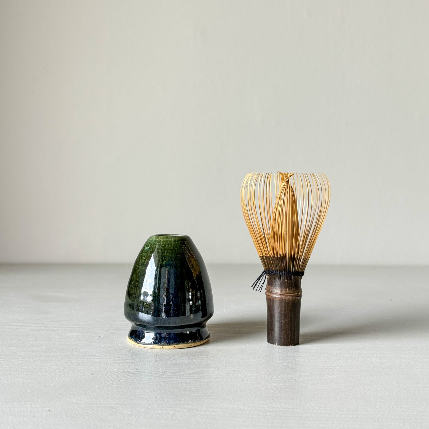 Matcha Whisk Holder - Glossy green