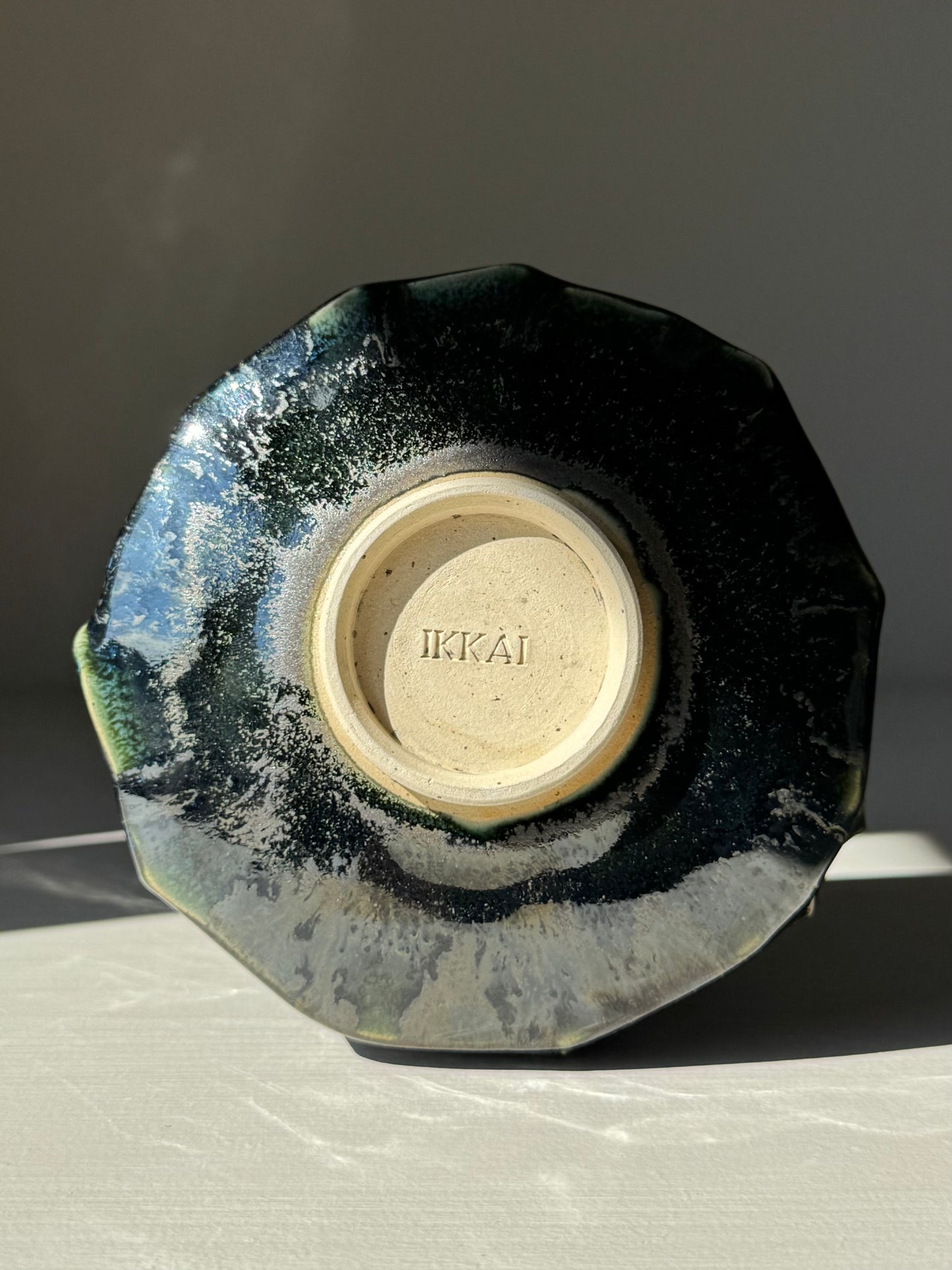 Textured Matcha Bowl - Hinoki Series #03