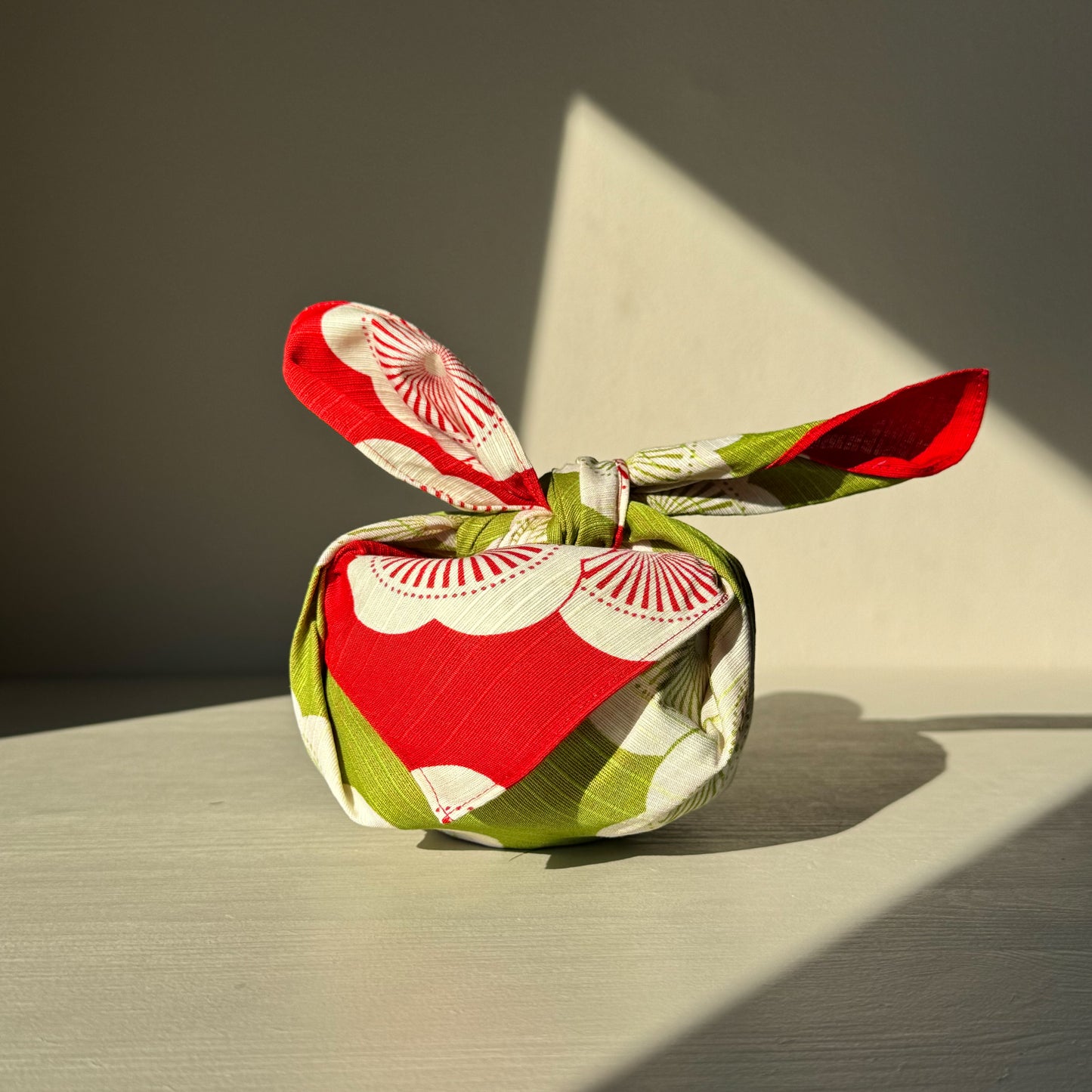 Small Furoshiki -  Red & Green