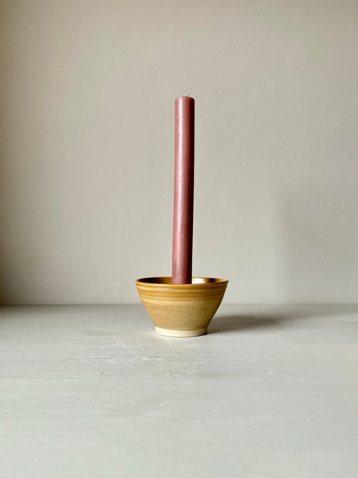 Candlestick Holder - Golden Yellow 03