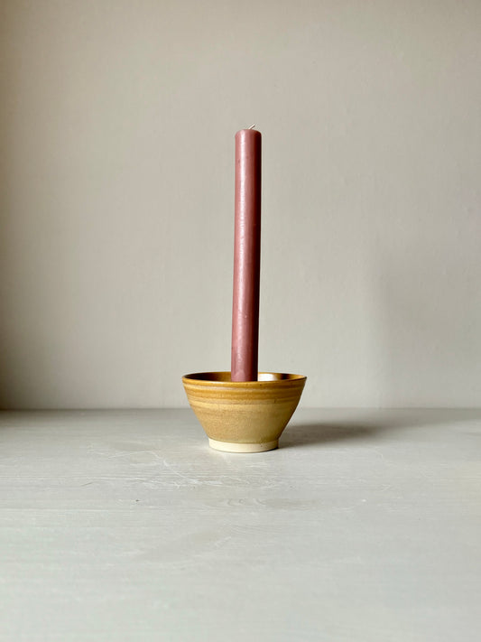 Candlestick Holder - Golden Yellow 03