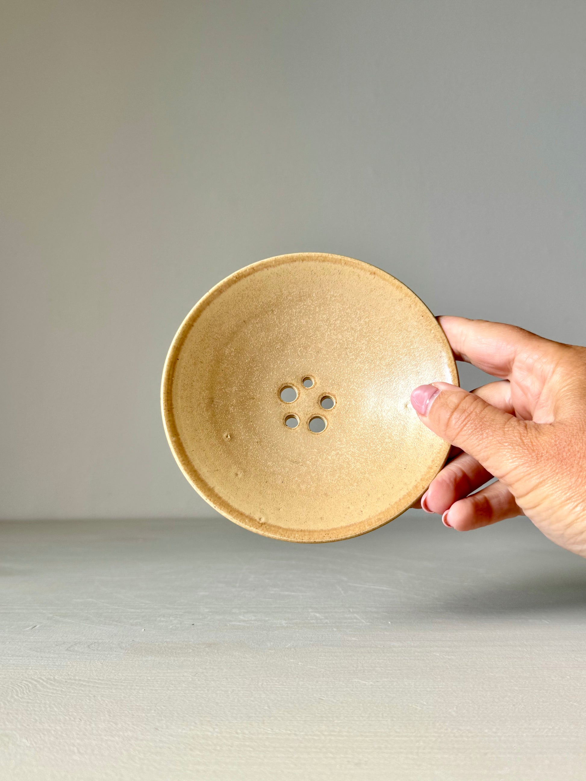 IKKAI Ceramics Soap dish - Peach